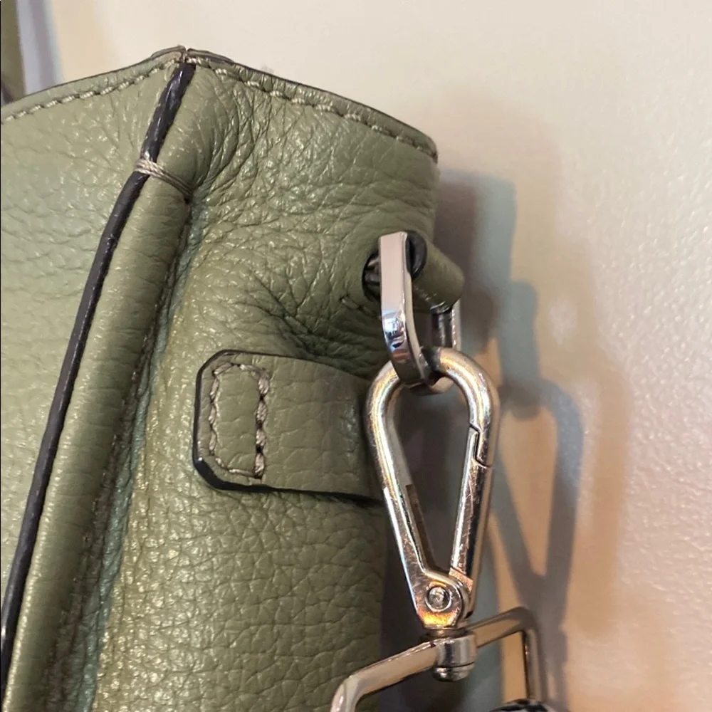 Rebecca Minkoff Olive Green Leather Handbag